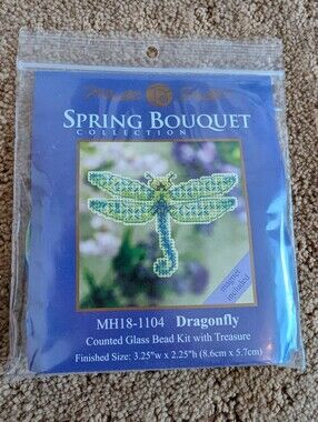 Dragonfly Cross Stitch Kit By Mill Hill
